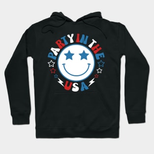 Party In The Usa 4Th Of July Preppy Smile Shirts Men Women Hoodie